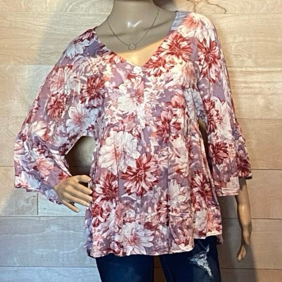 BNWT Andree by Unit Flower Shirt Size S - Picture 1 of 5